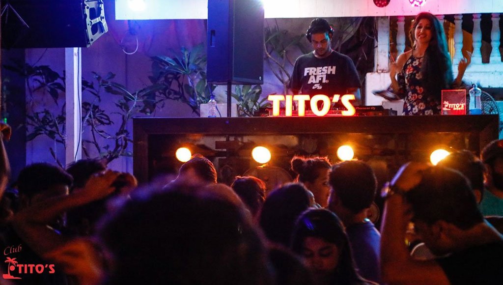 Tito’s street nightclub - Goa